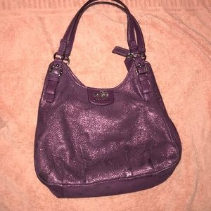 Plum purse